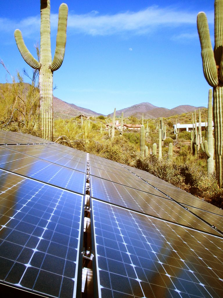 solar electric photovoltaic installation