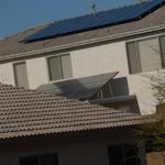 phoenix house with rooftop solar panels
