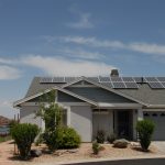 house with rooftop solar system