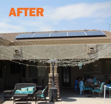 After - correct solar panel install by SouthFace Solar