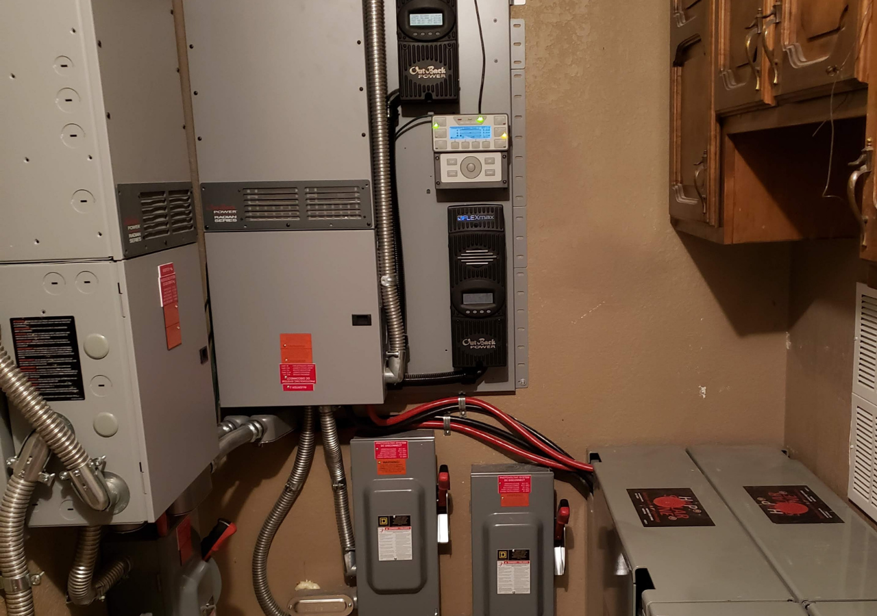Outback battery installation