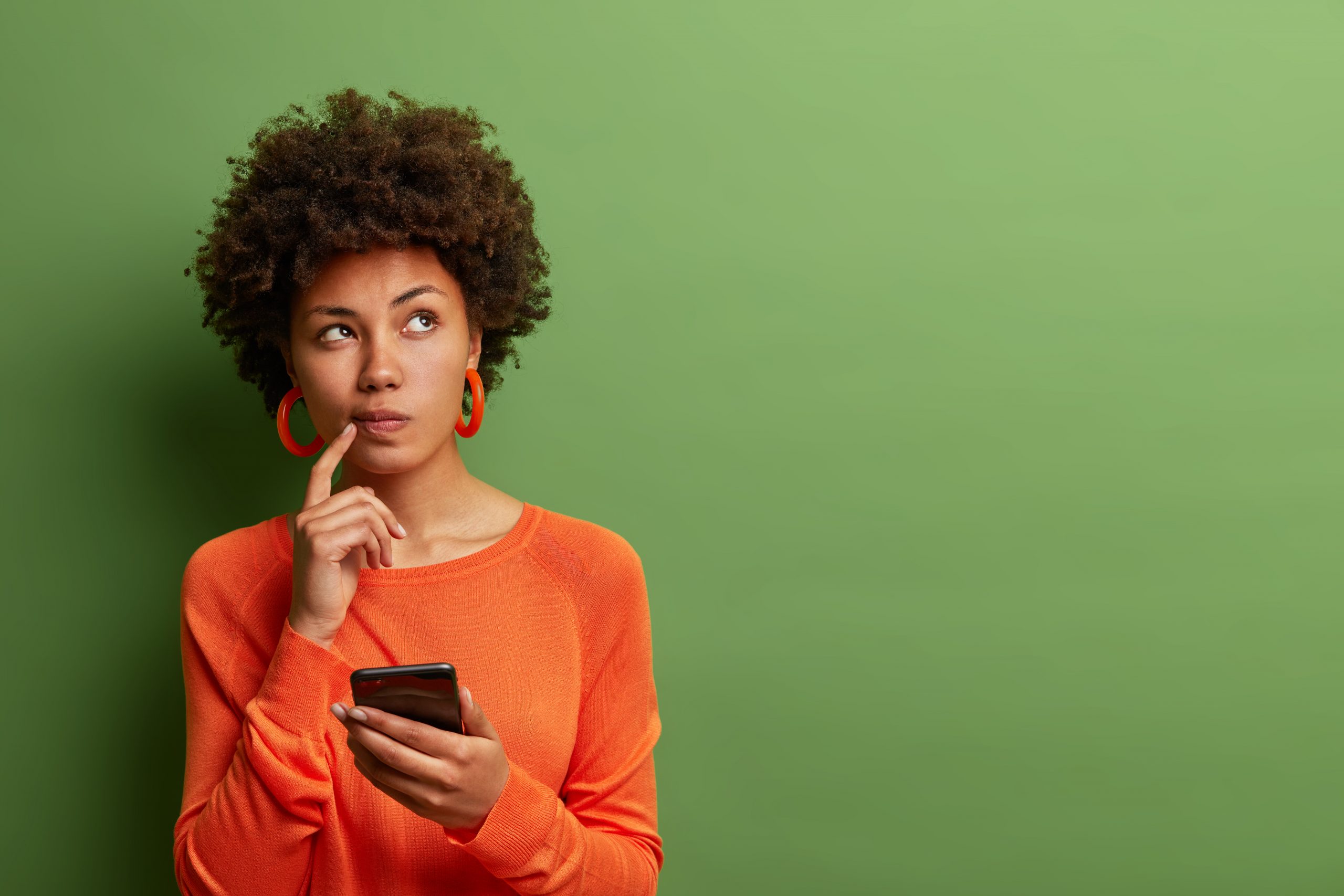 Woman Thinking Solar