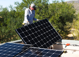 Southface Solar installing a solar system